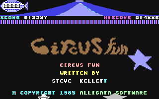 C64 GameBase Circus_Fun_[Preview] [Alligata_Software] 1985